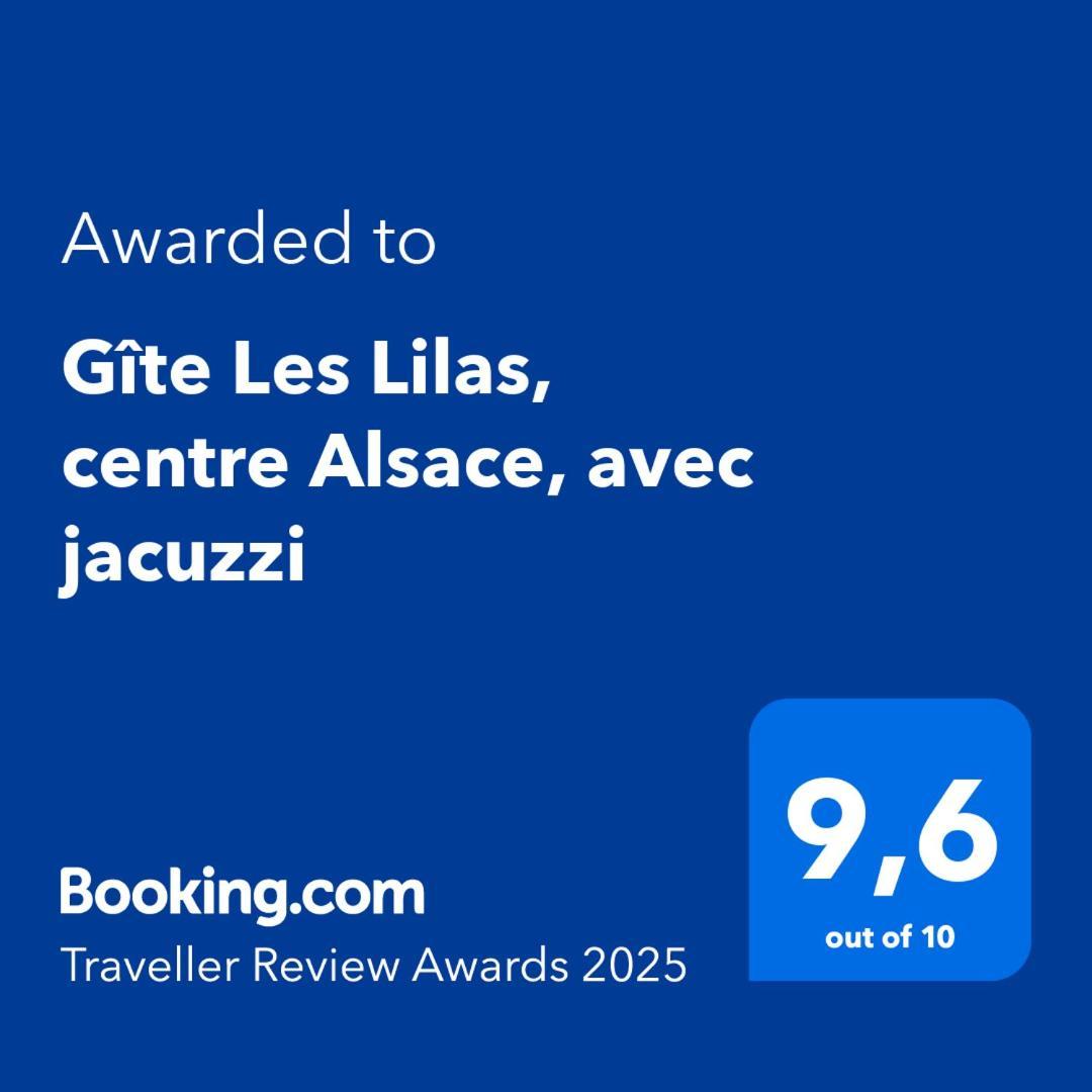 Gite Les Lilas, Centre Alsace, Avec Jacuzzi Mackenheim Esterno foto